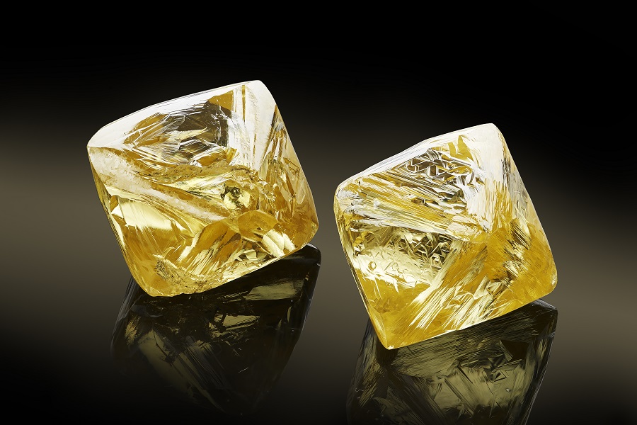Желтые алмазы