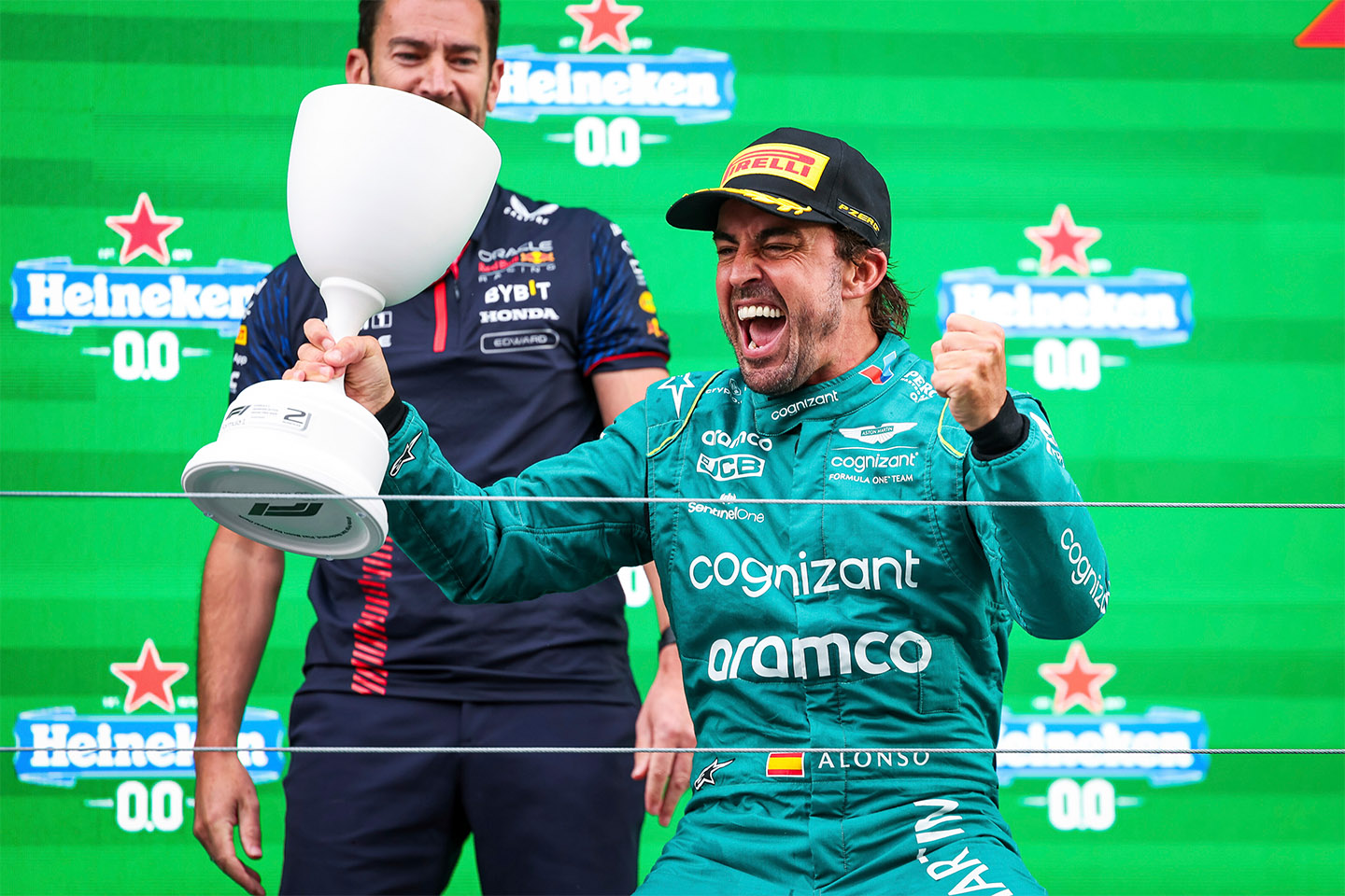 Фернандо Алонсо занял 2-е место на&nbsp;Гран-при Нидерландов F1 на трассе &laquo;Зандворт&raquo;, 27 августа 2023 года