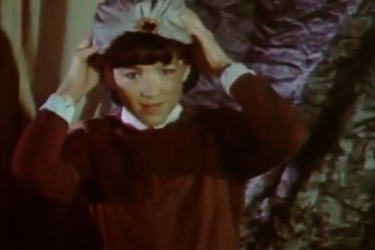 Юная Алена Хмельницкая в фильме-оперетте «Карамболина-карамболетта», режиссер Александр Белинский, 1983 год