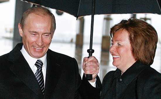 Владимир и Людмила Путины, 2008 год
