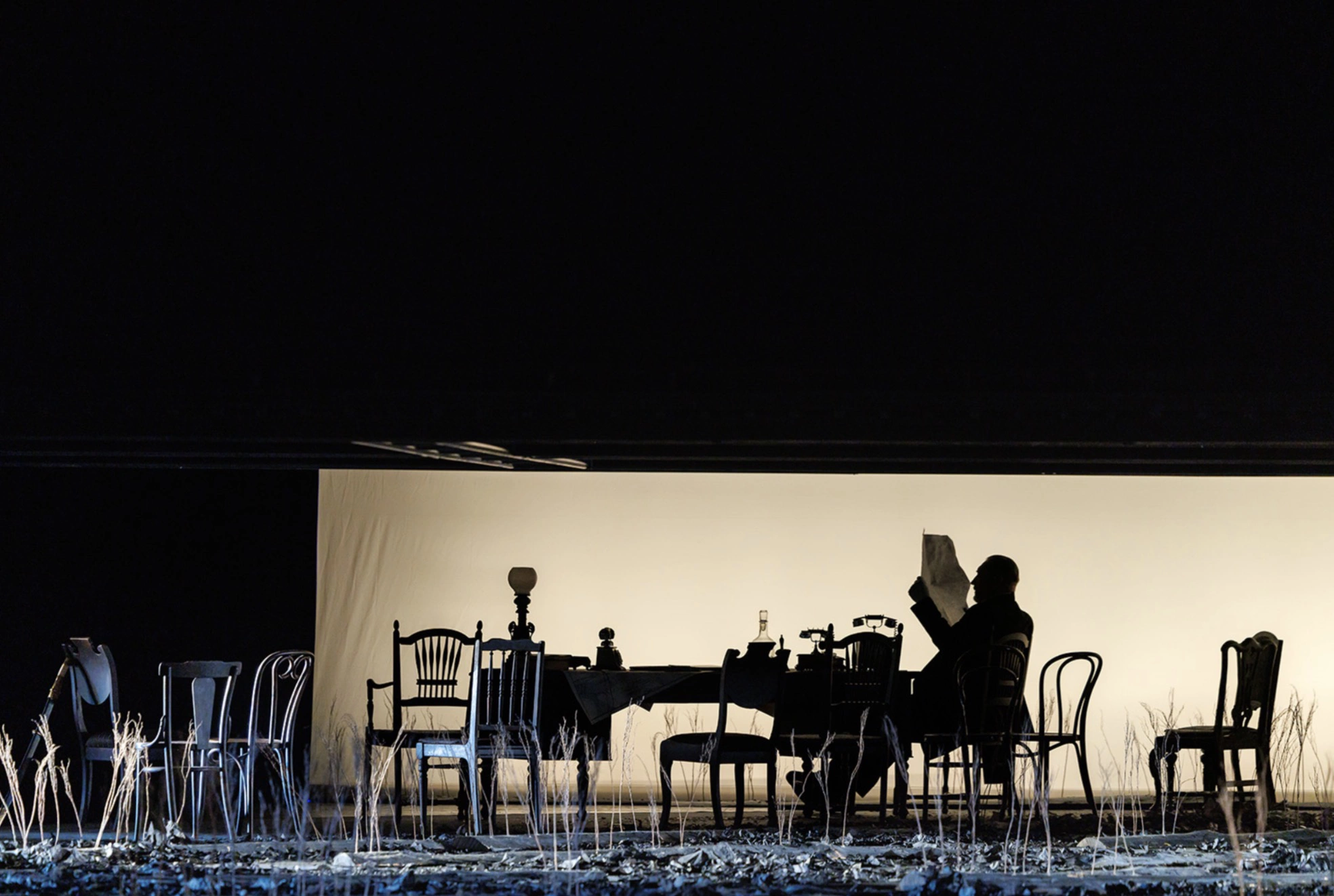 Сцена из спектакля «Белая гвардия»