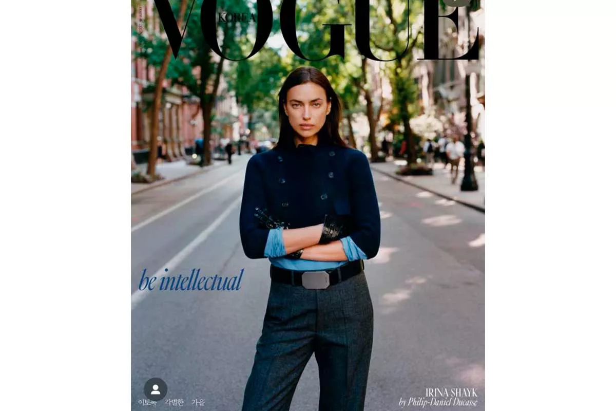 Ирина Шейк на обложке корейского Vogue