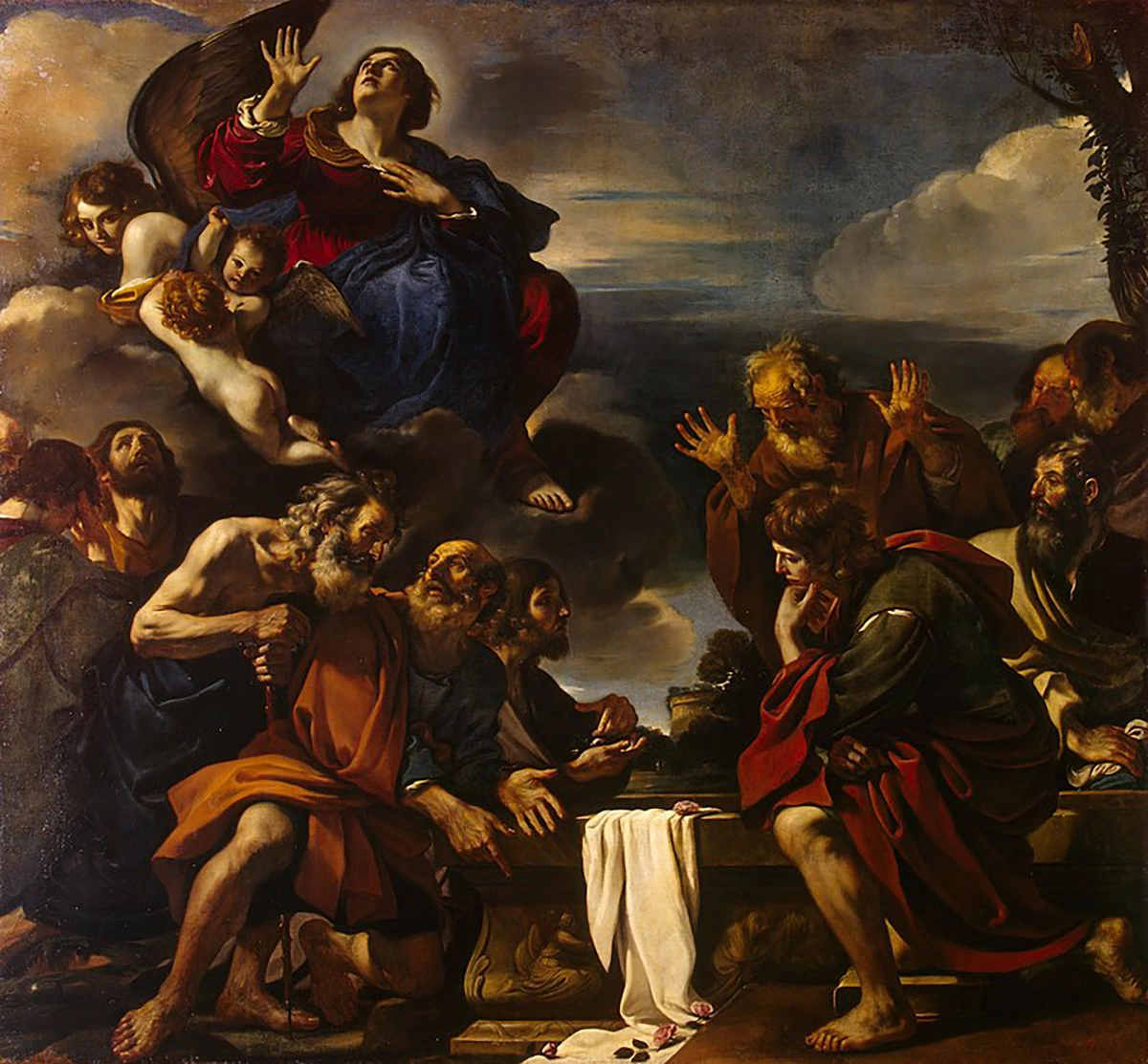 <p>Вознесение Марии.&nbsp;Гверчино. Около 1623 года</p>

<p></p>
