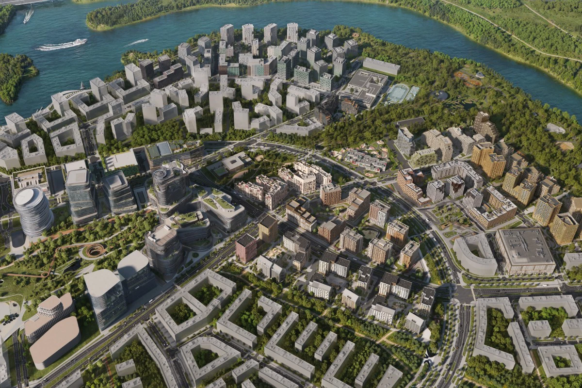 Вид на парк «СберСити»