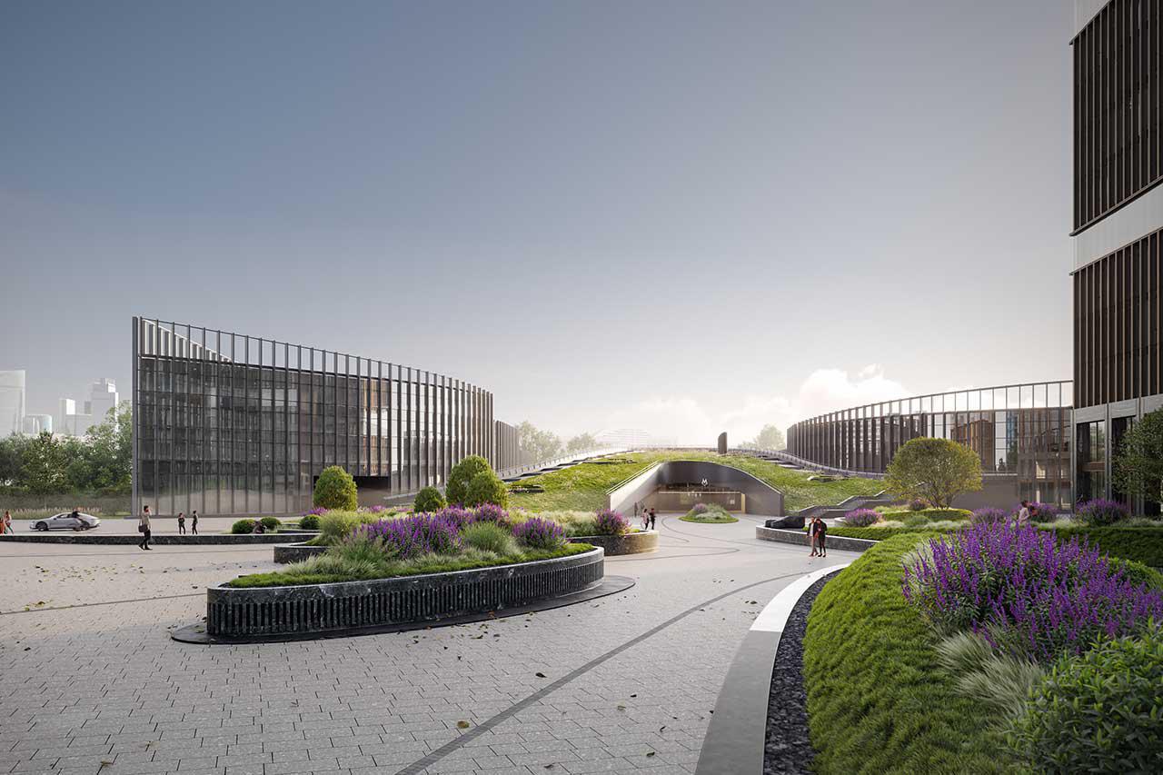 Премиальный офисный квартал STONE Ходынка 1