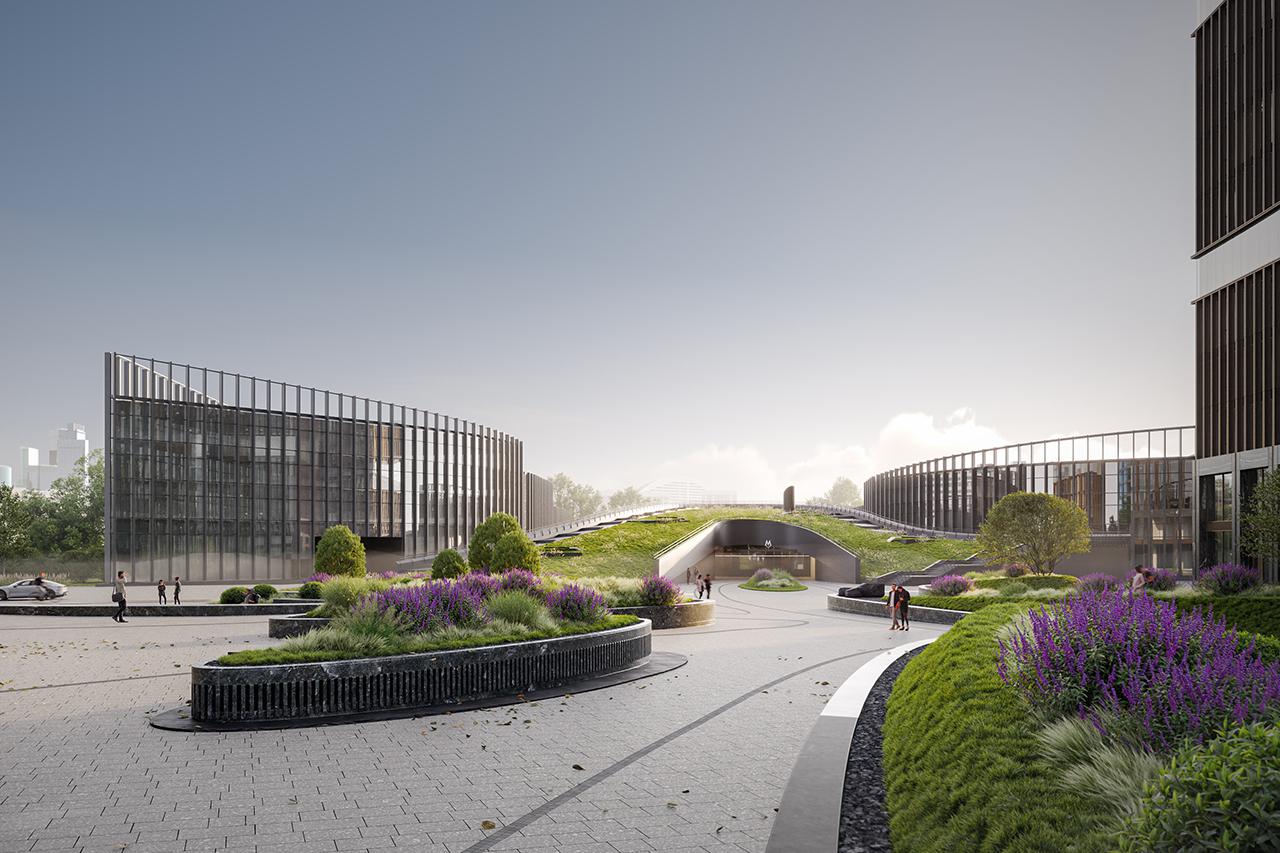 Премиальный офисный квартал STONE Ходынка 1