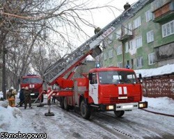 Пожар в жилом доме в Перми устроили бомжи