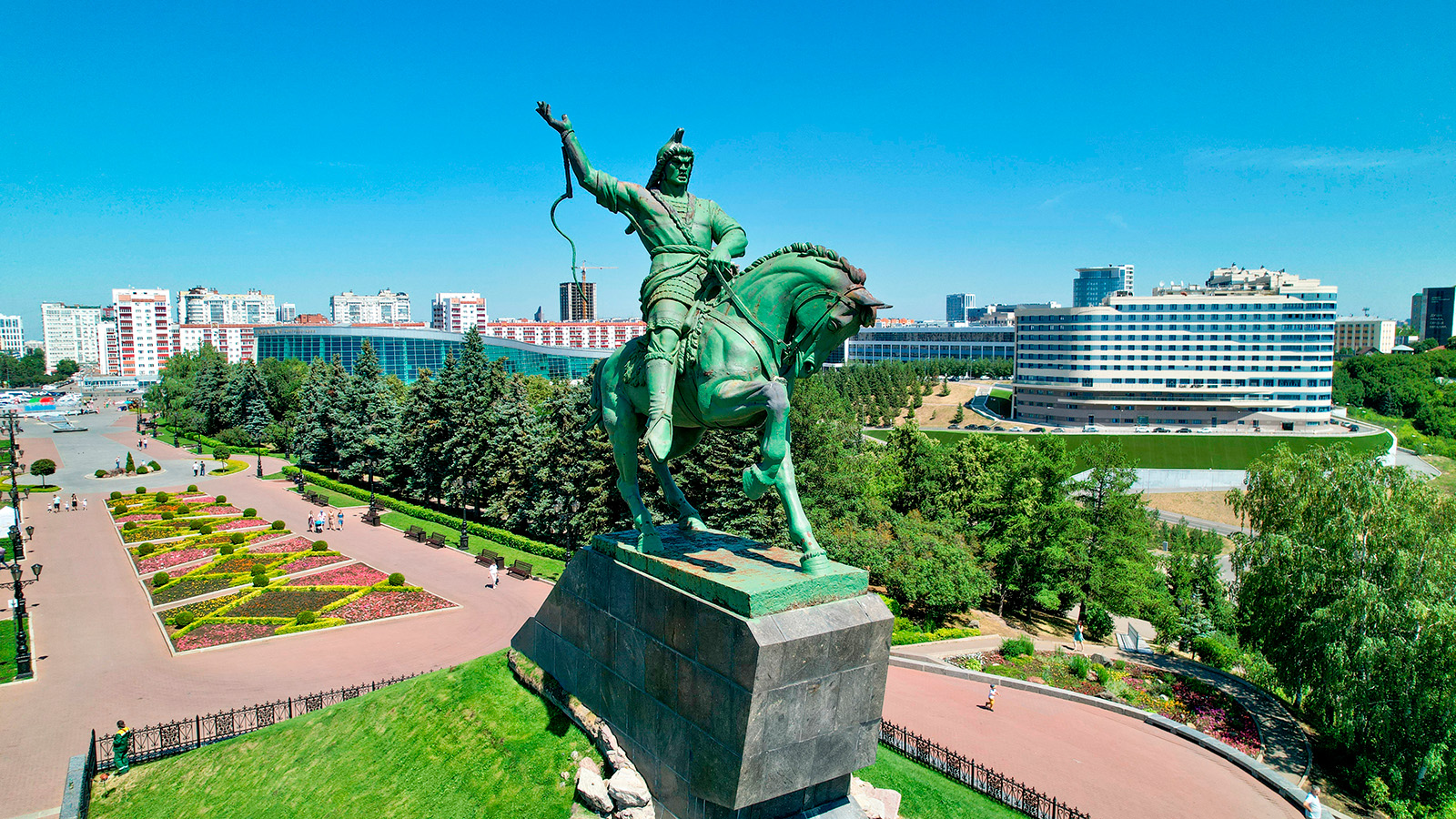 Памятник Салавату Юлаеву. Уфа, Башкортостан