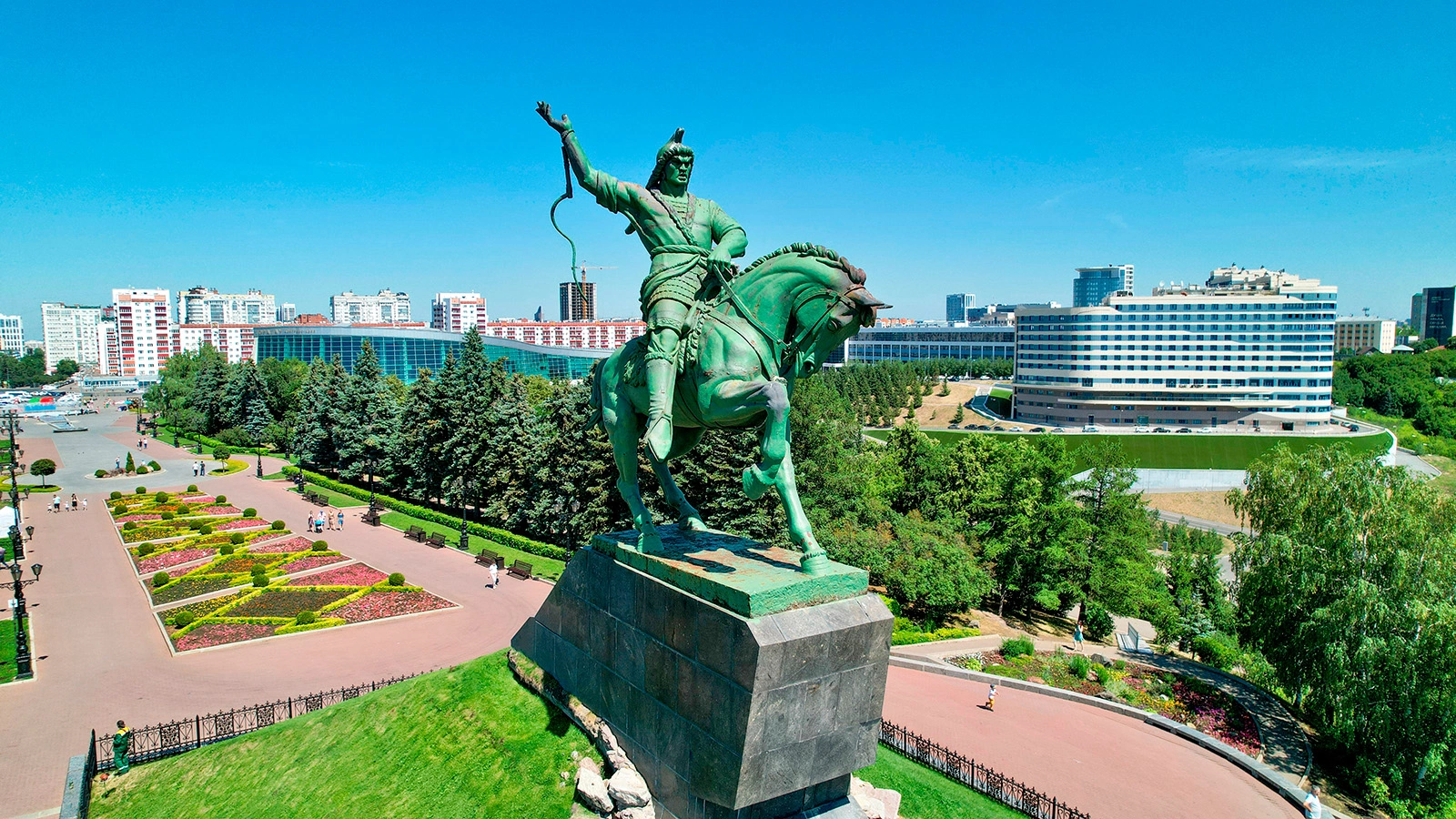 Памятник Салавату Юлаеву. Уфа, Башкортостан