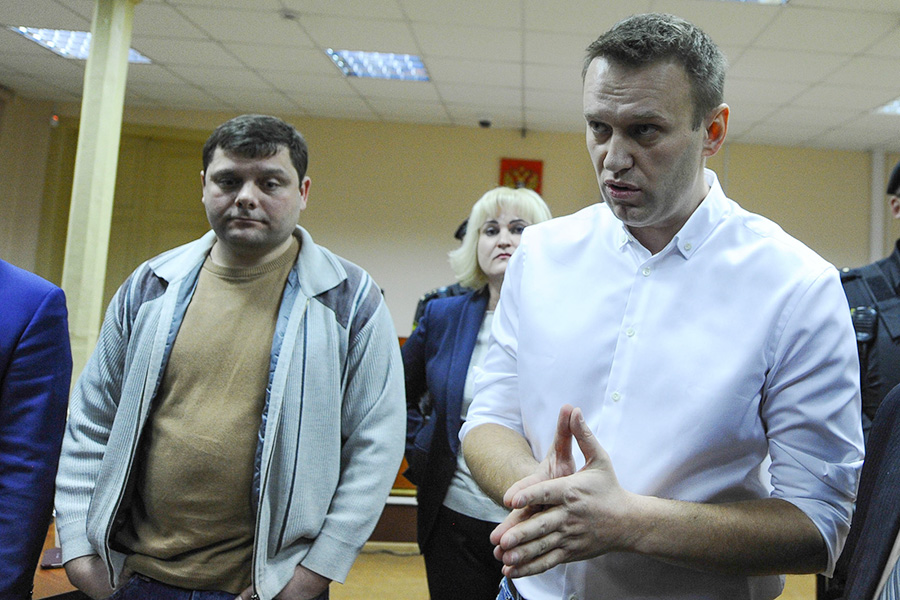 Петр Офицеров и Алексей Навальный


