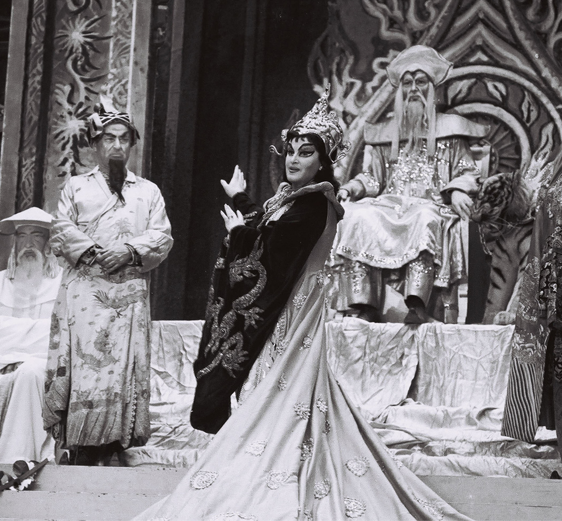 Биргит Нильссон в постановке оперы Джакомо Пуччини &laquo;Турандот&raquo;, 1962 год