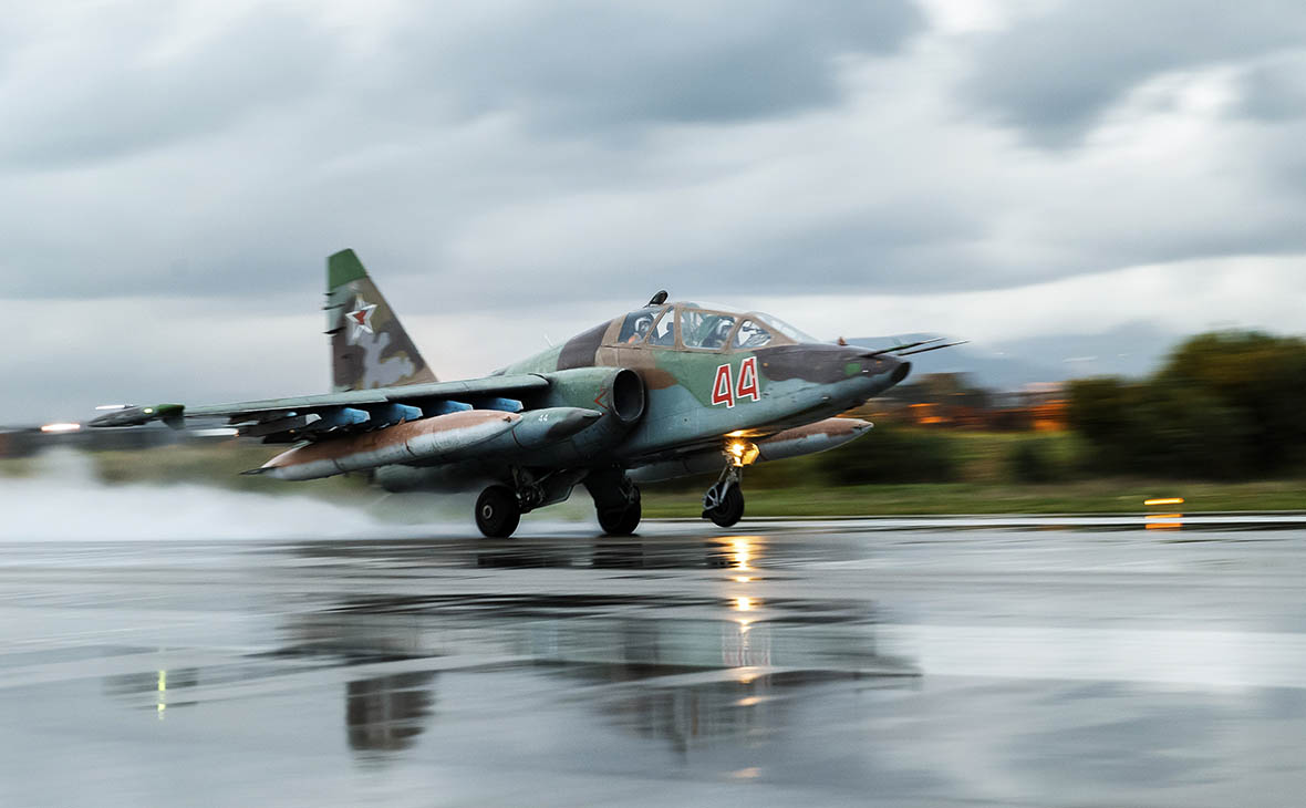Штурмовик Су-25 на авиабазе Хмеймим




