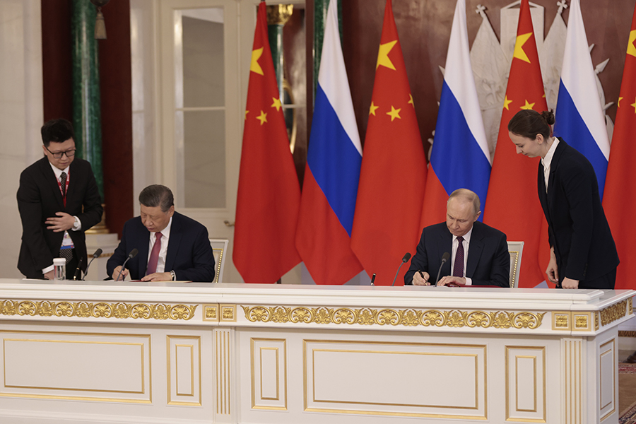 Си Цзиньпин и Владимир Путин
