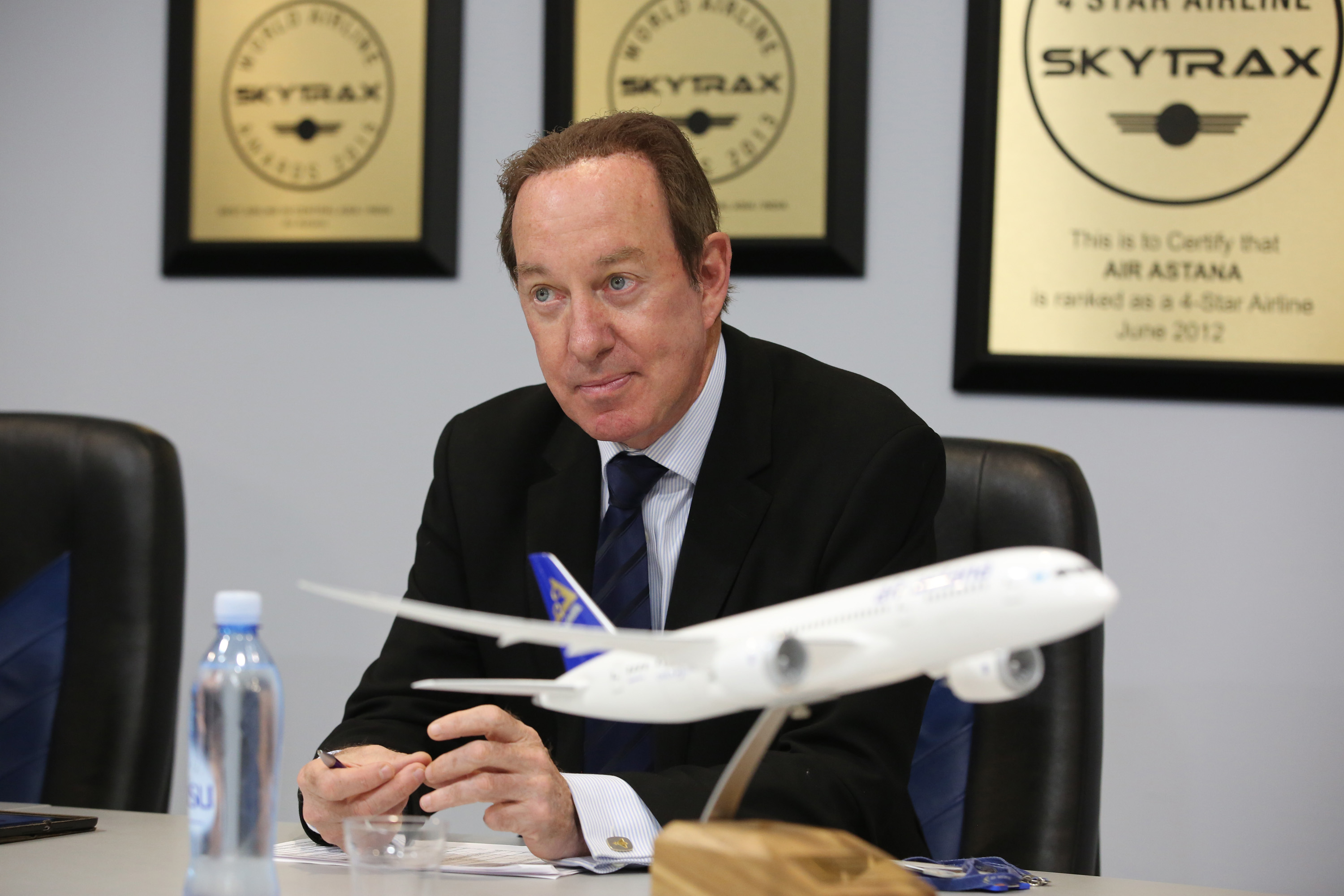 Питер Фостер, президент авиакомпании Air Astana