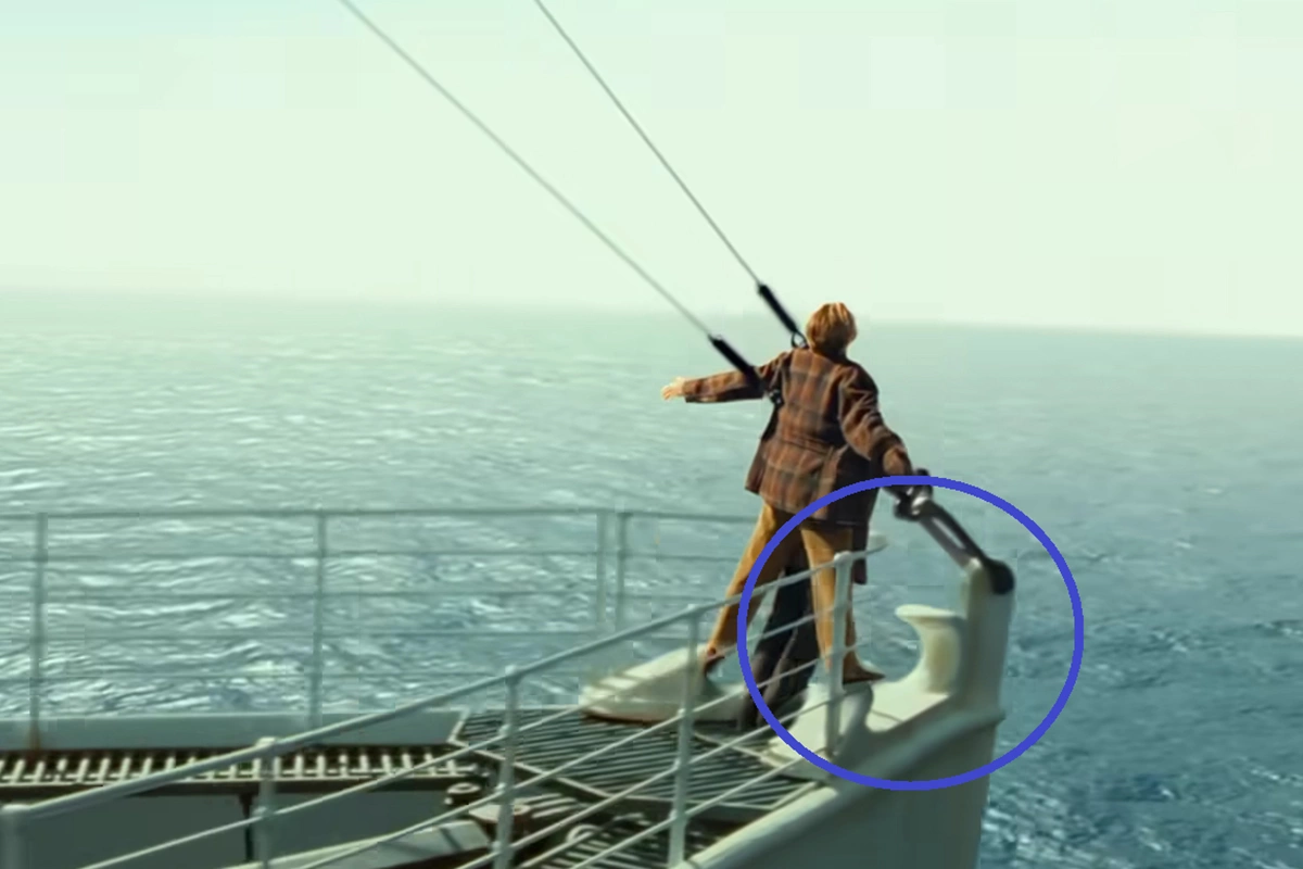 Кадр из фильма «Титаник», режиссер Джеймс Кэмерон, 1997 год