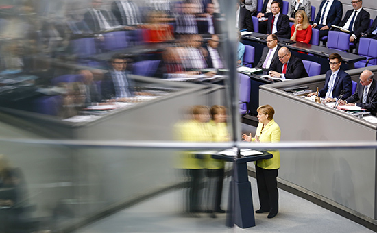 Выступление канцлера ФРГ Ангелы Меркель на саммите участников проекта Европейского союза «Восточное партнерство»