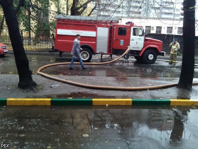 Пожар в центре Москвы: 11 пострадавших