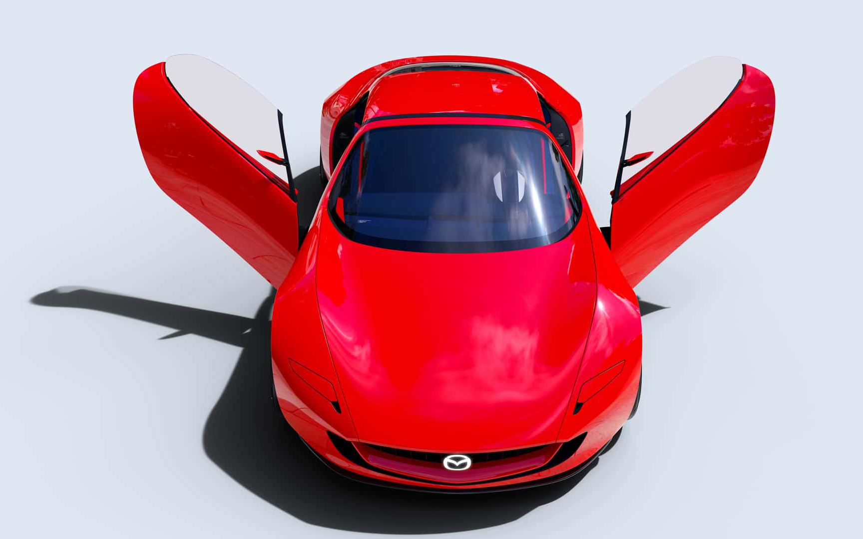 Mazda представила спортивное купе с двумя роторными моторами