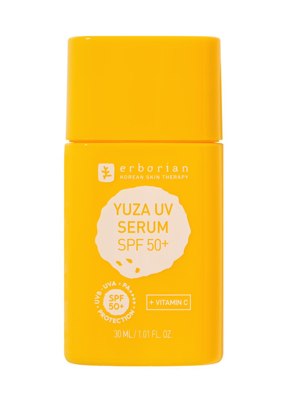 Солнцезащитная сыворотка SPF 50+ для лица «Юзу», Erborian, 5900 руб. (erborian.ru)