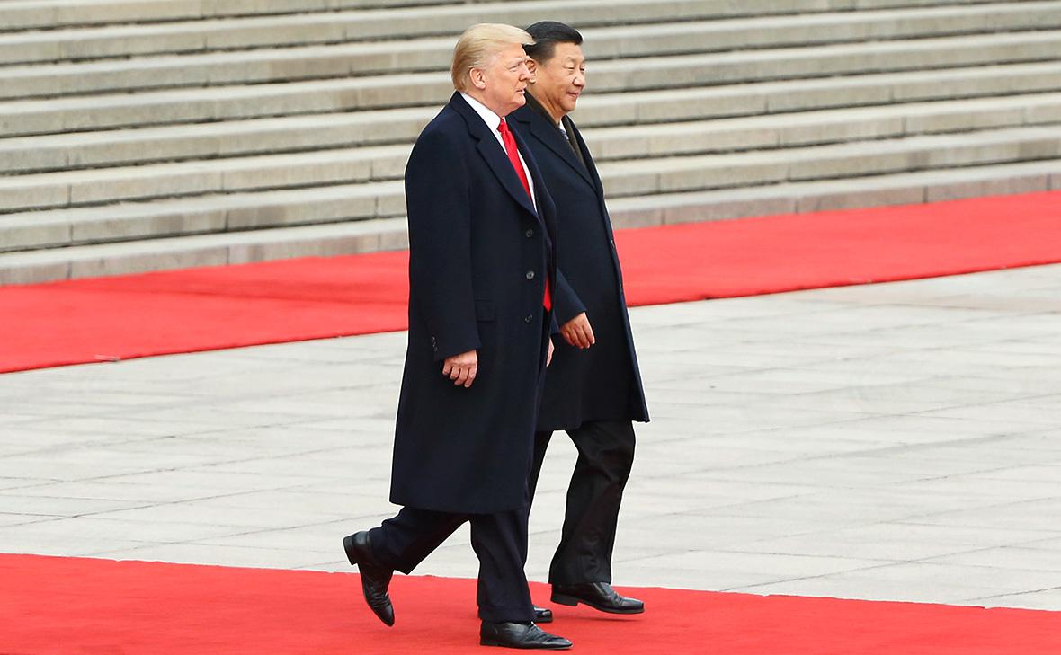 Дональд&nbsp;Трамп и Си Цзиньпин