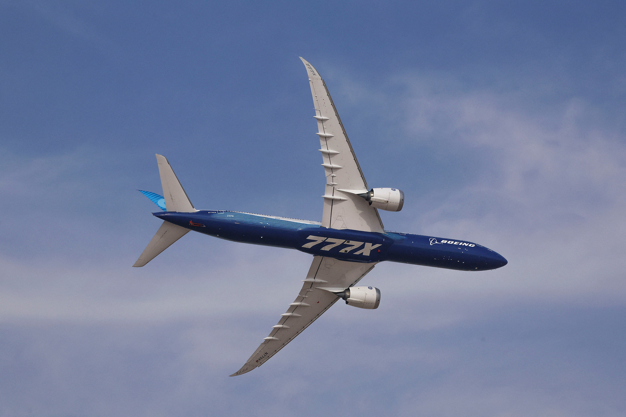 Новая модель Boeing 777X.