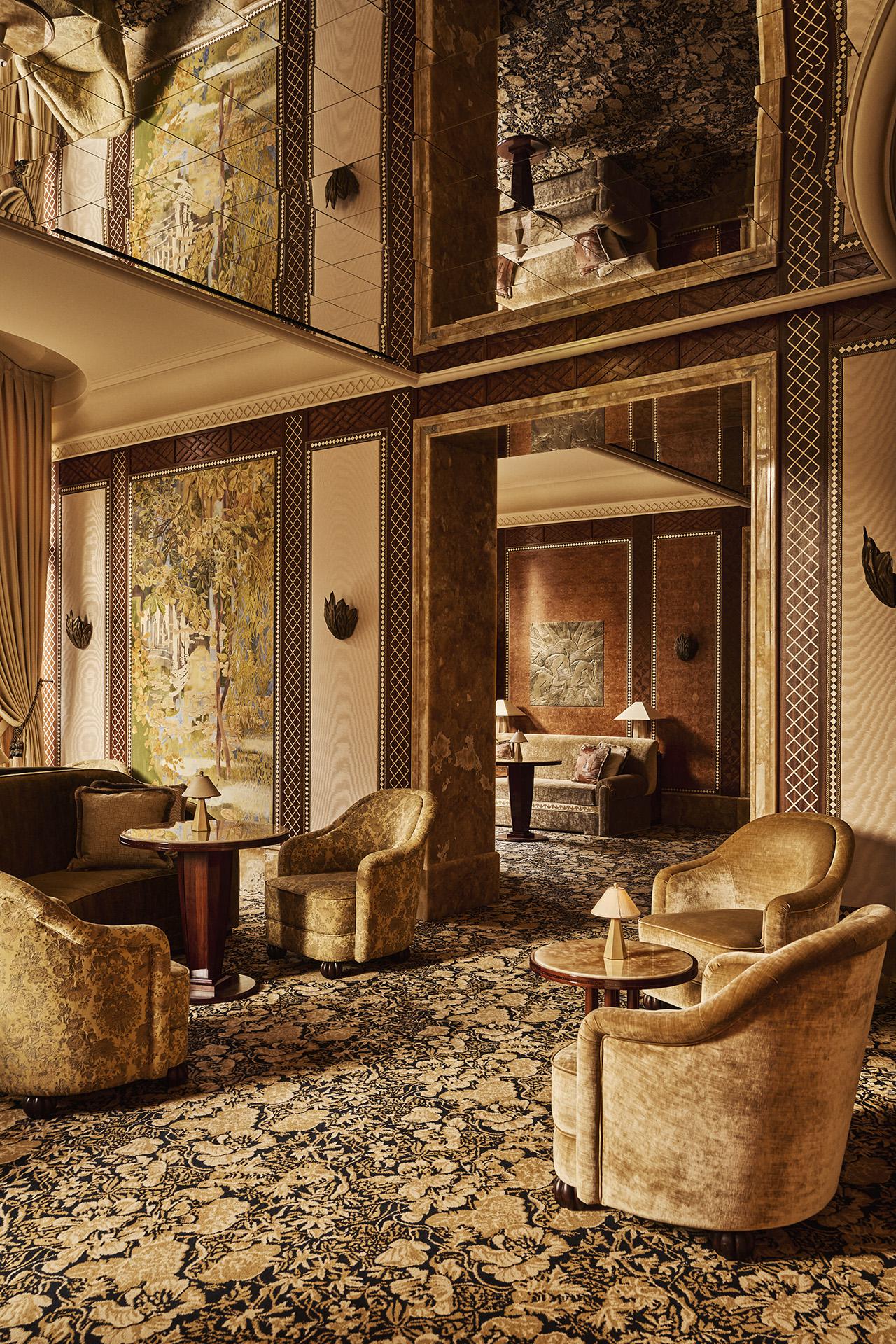 Лобби отеля&nbsp;Fouquet&rsquo;s Collection