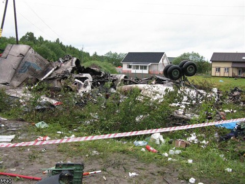 Под Петрозаводском разбился Ту-134  