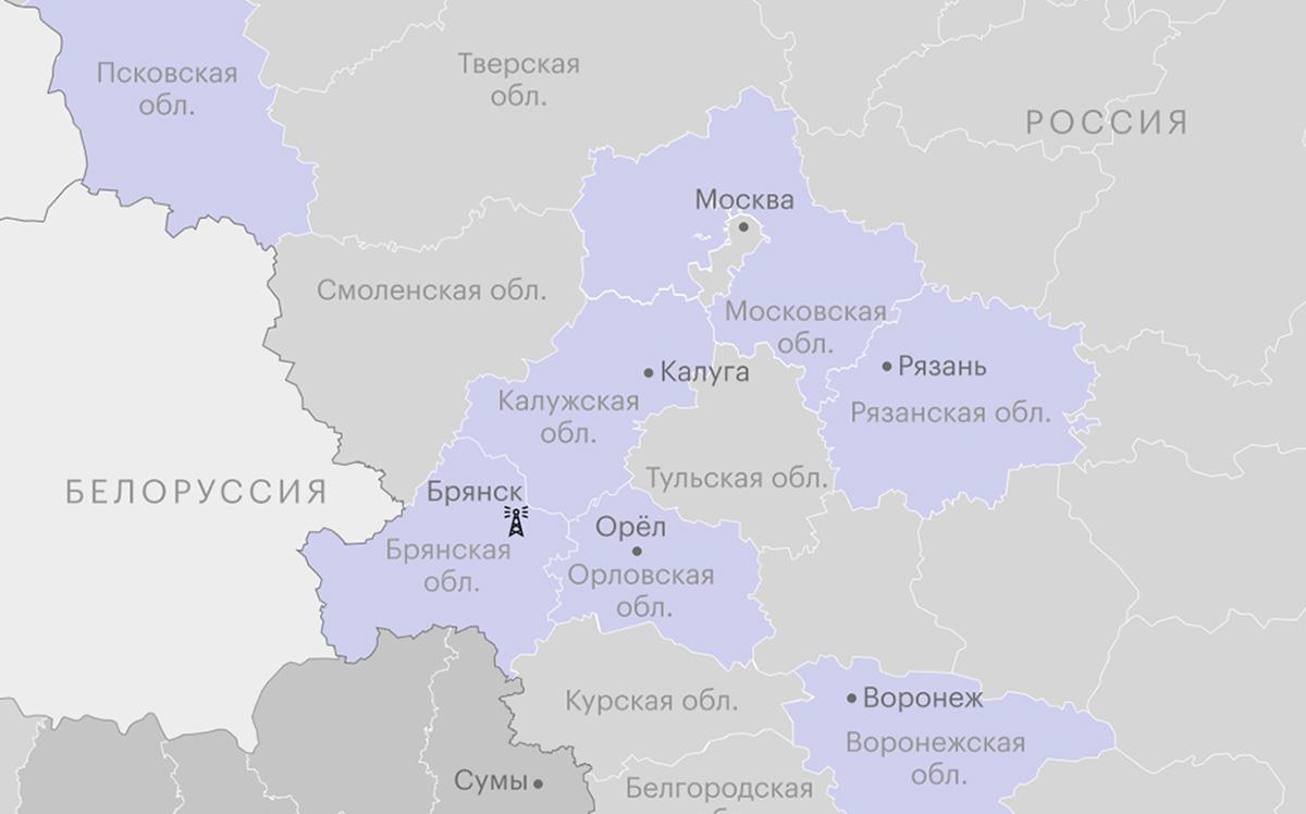 Какие регионы подверглись атаке беспилотников 30 августа. Карта