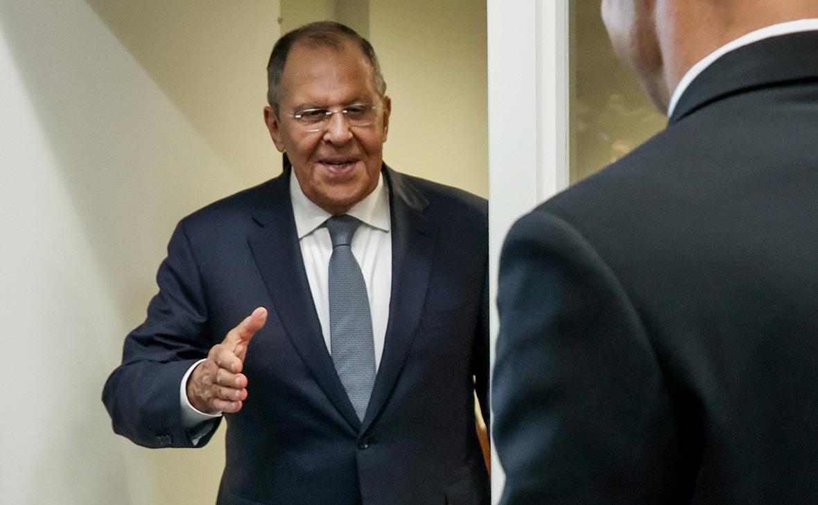 Сергей Лавров в штаб-квартире ООН в Нью-Йорке, США
