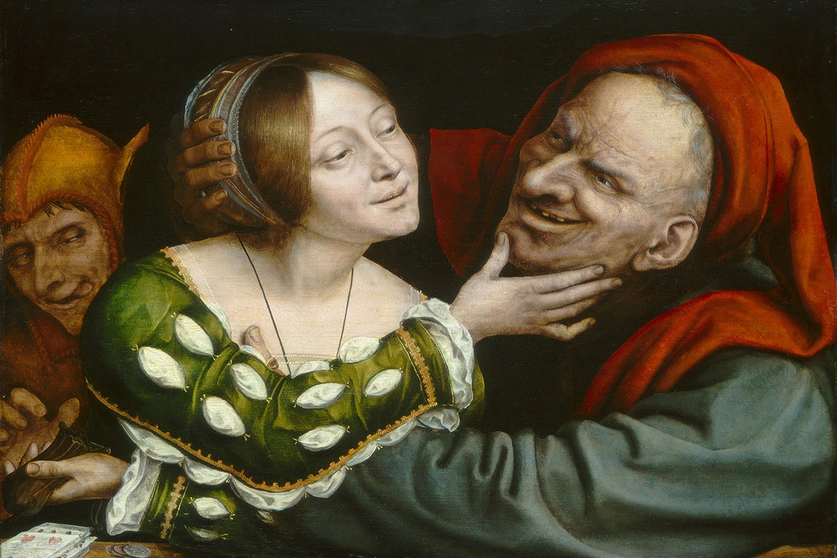 Картина «Неравная пара» Квентина Массейса, 1520 год