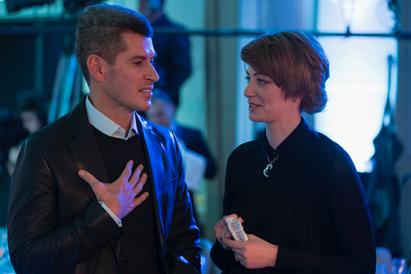 Зиявудин Магомедов, председатель совета директоров группы &laquo;Сумма&raquo;, и Елизавета Осетинская, шеф-редактор РБК