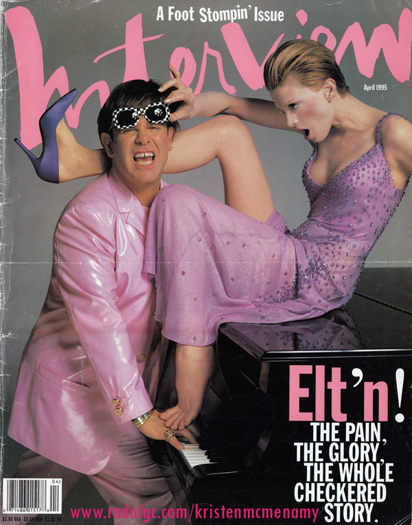 Элтон Джон и Кристен Макменами, обложка 1995 года