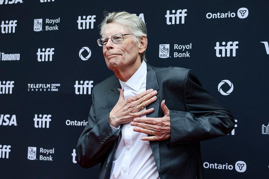 Стивен Кинг на премьере фильма &laquo;Жизнь Чака&raquo;, 2024 год