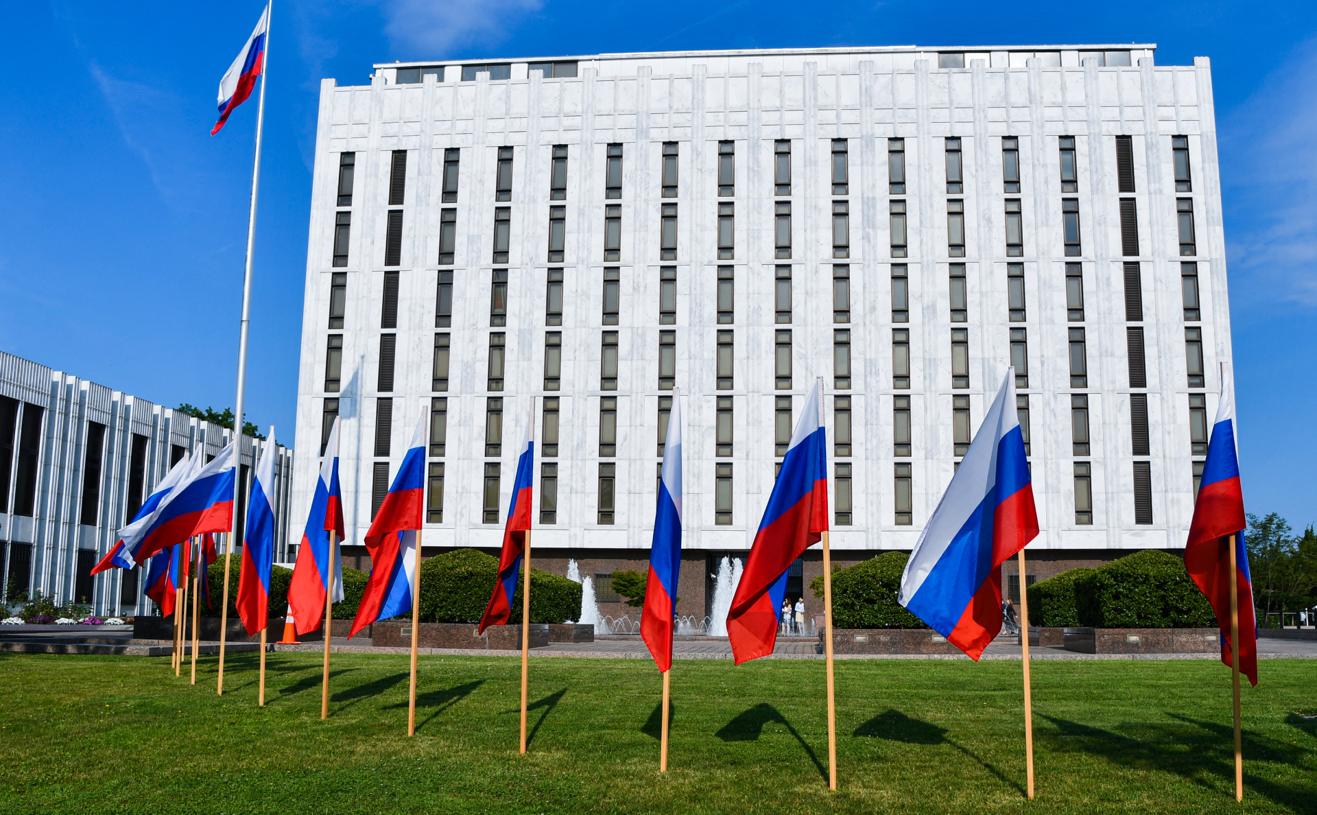 Здание российского посольства в Вашингтоне