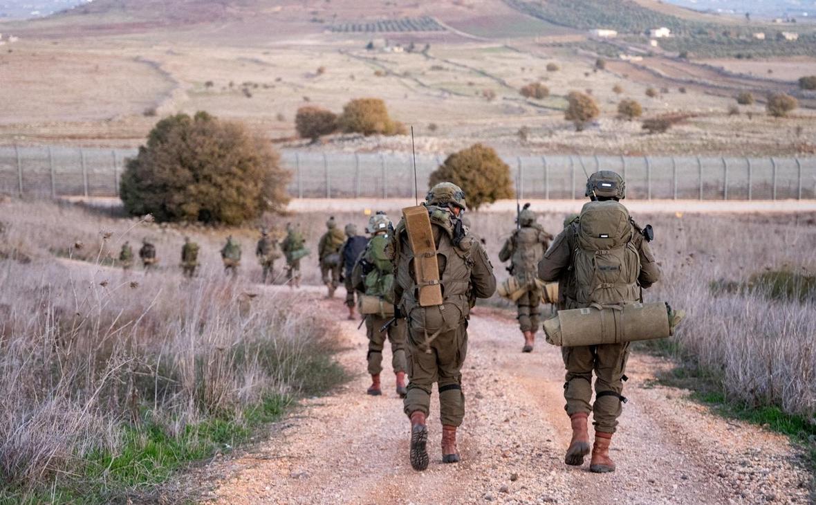 Израильские военные на сирийской границе