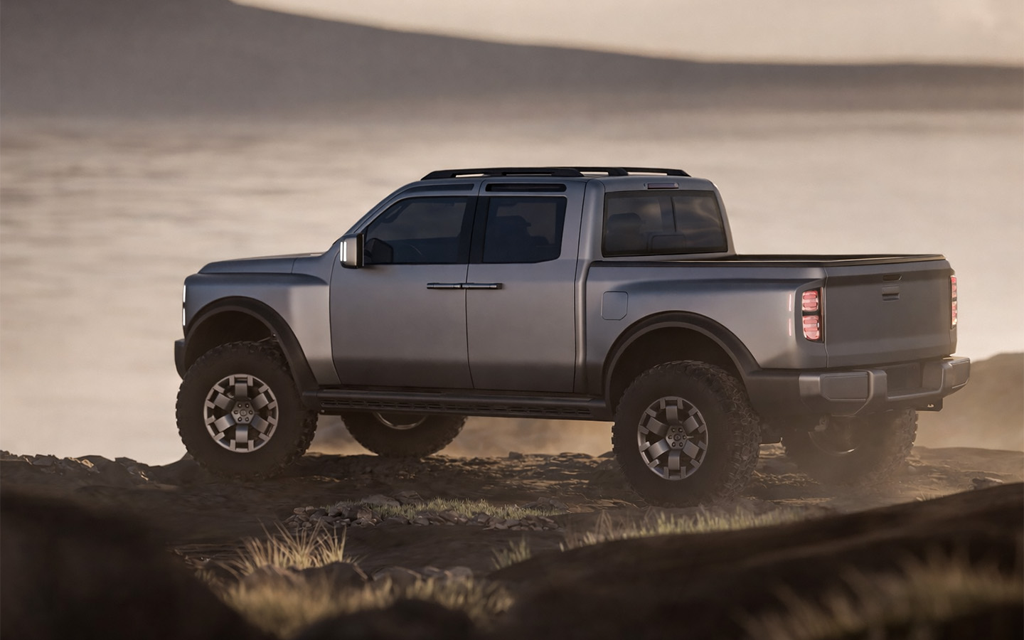 Рендерное изображение пикапа Hyundai Boulder