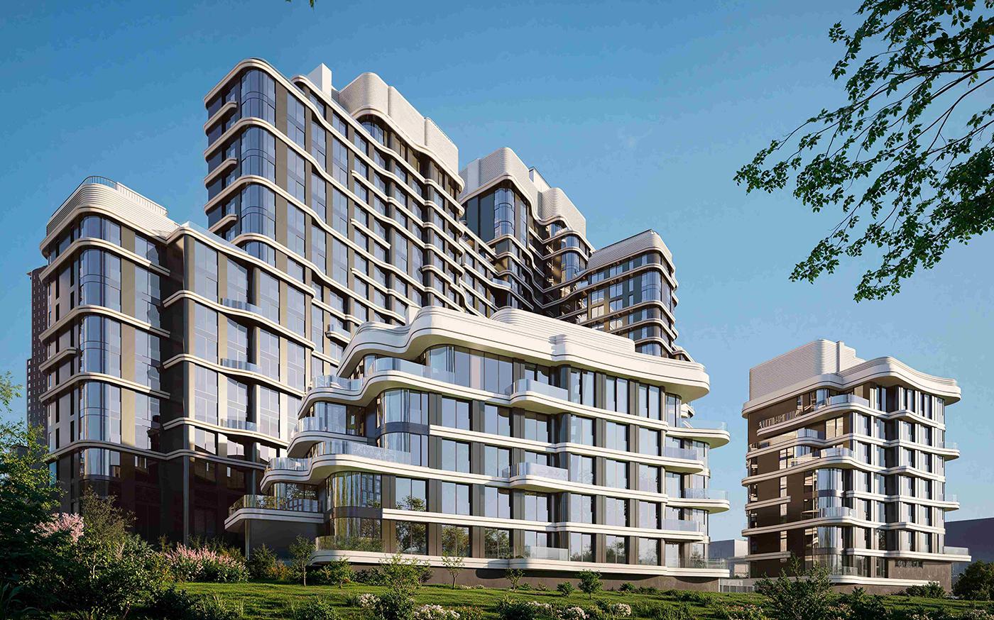 Визуализация четвертого клубного&nbsp;дома &laquo;Река&raquo;