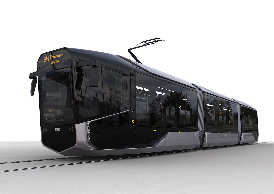 «Уралвагонзавод» представил серийную версию трамвая R1