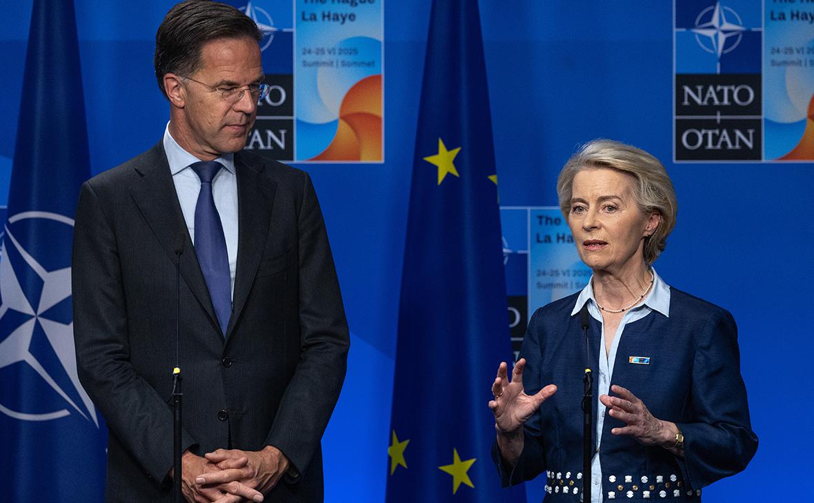 Марк&nbsp;Рютте и Урсула&nbsp;фон дер Ляйен