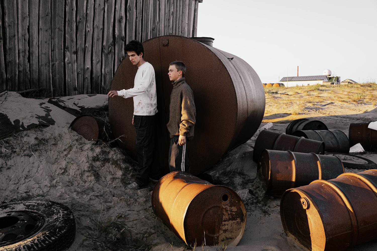 На съемках фильма &laquo;Космос засыпает&raquo;