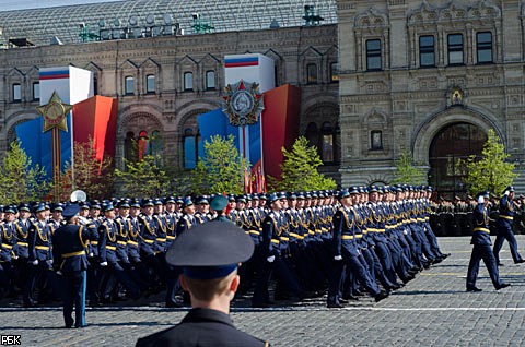 Репетиция парада Победы в Москве