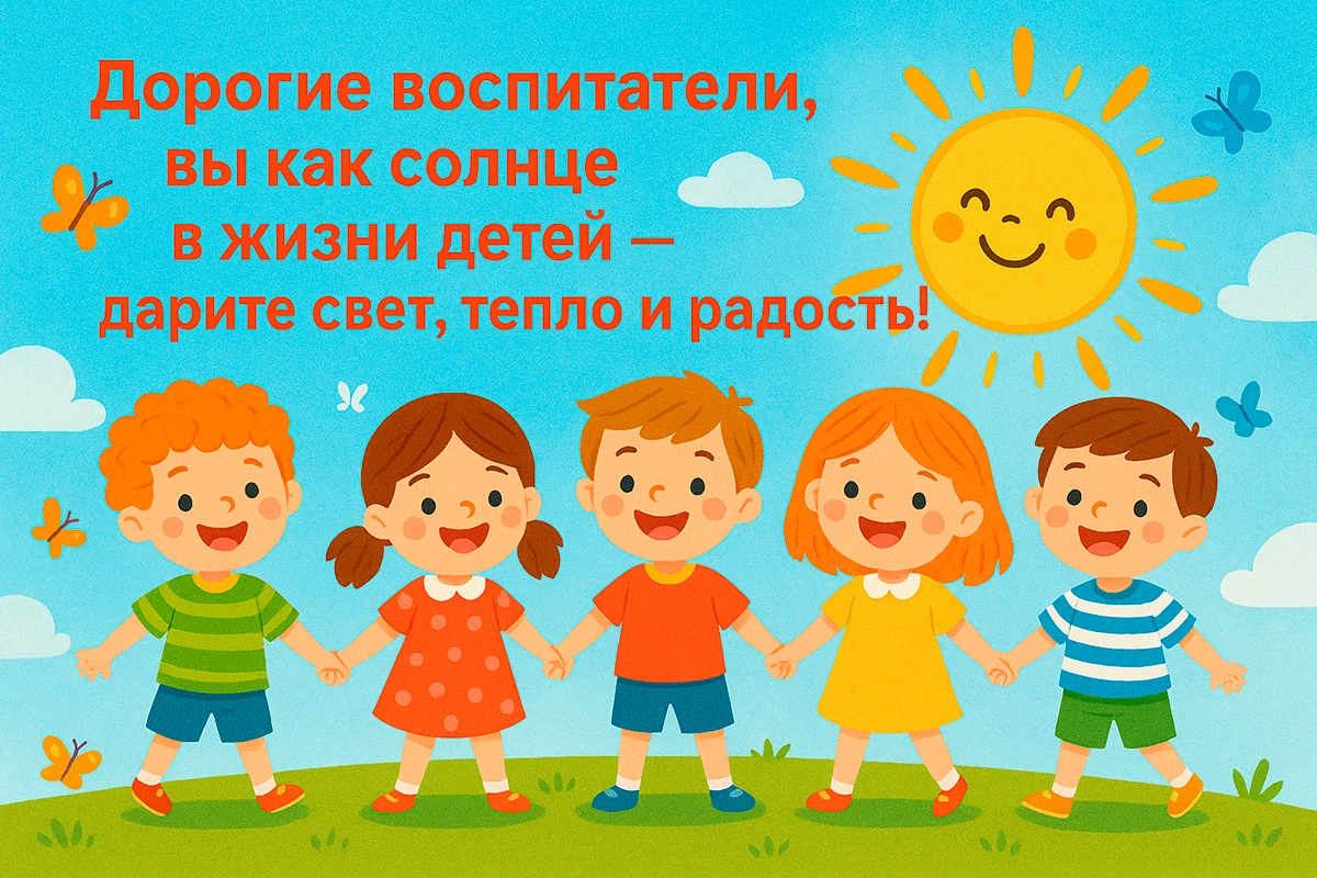 Открытки ко Дню воспитателя. 10 красивых и оригинальных картинок