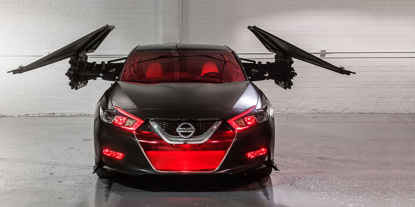 Nissan или Дарт Вейдер: как превратить автомобиль в героя фильма