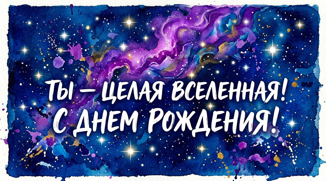 Открытки с днем рождения для любимых, коллег и детей. Красивые и добрые