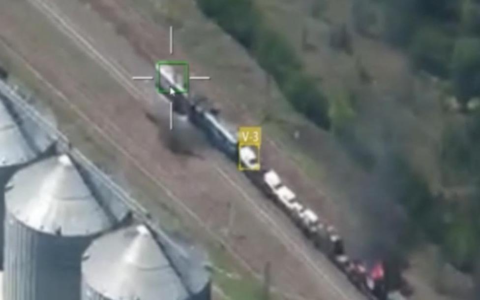 Россия атаковала эшелон с военной техникой ВСУ в Днепропетровской области