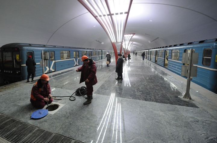 В Москве открылась 187-я станция метро - "Алма-Атинская"