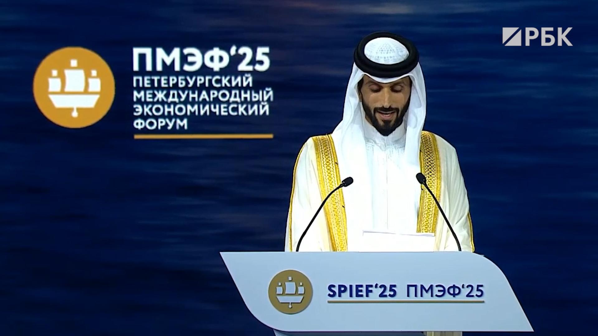 Принц Бахрейна прочитал стихи Пушкина на ПМЭФ и адресовал их Путину