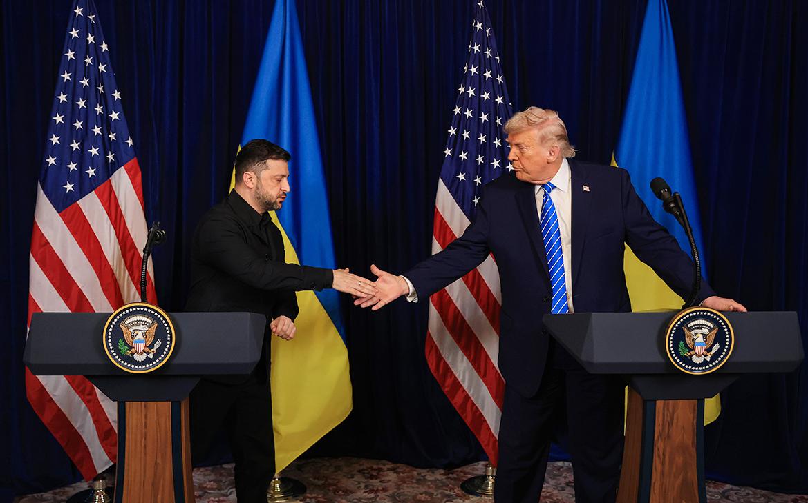 Зеленский заявил об обсуждении с Трампом размещения миротворцев из США