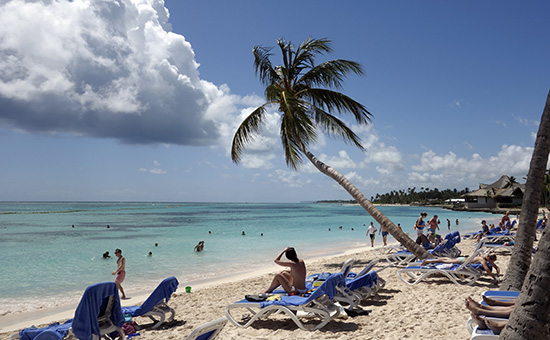 Вид на&nbsp;пляж в&nbsp;Доминиканской Республике,&nbsp;2016 год
