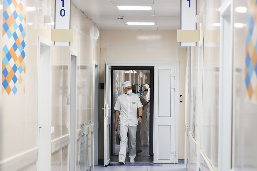 Больница в Одинцово оборудована компьютерным томографом, аппаратами УЗИ, ИВЛ и рентген-техникой